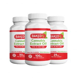 Baked Edibles THC Capsules